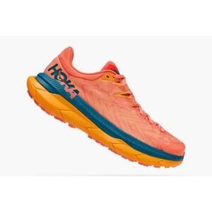 Hoka Mens Tecton X size 10.5D Camellia Blue Coral Running Shoes